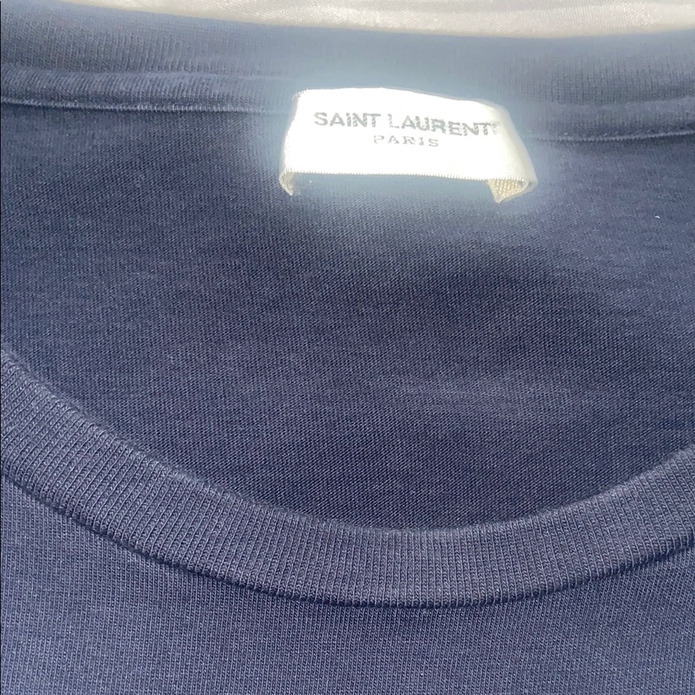 Saint Laurent Deep Blue Tee